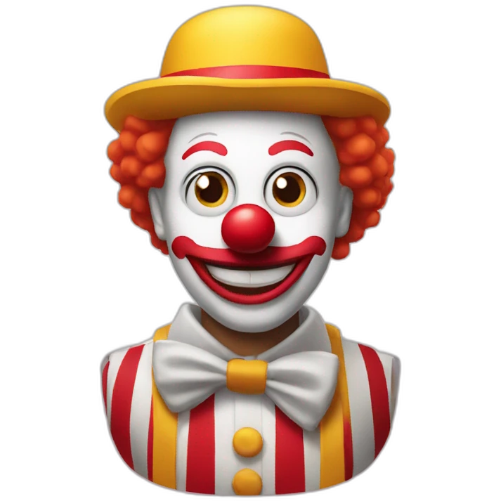mcdonalds clown emoji