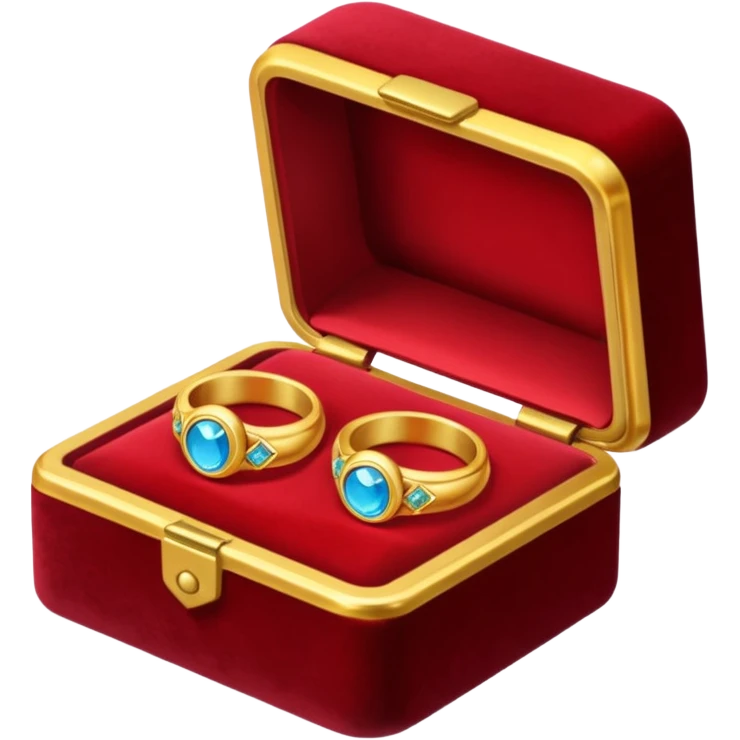 Couple of ring in box emoji