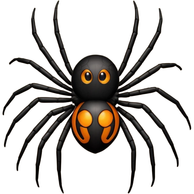 spider on apartment emoji