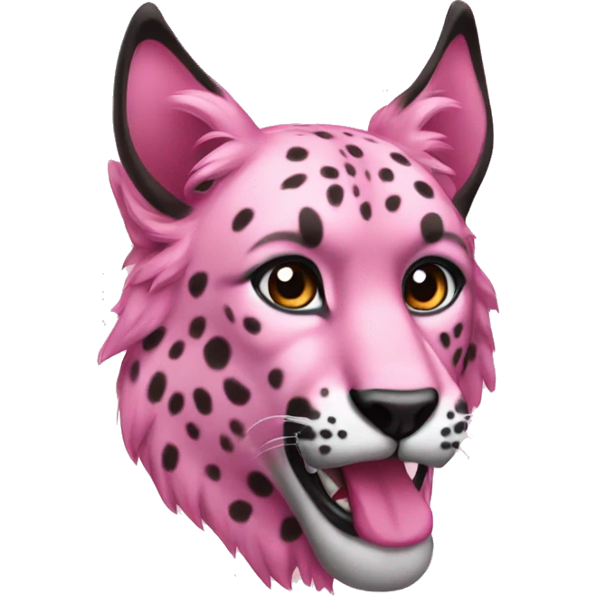 pink cheatah print emoji