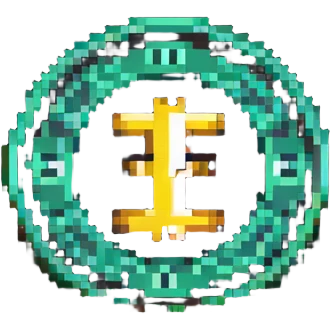 Pixel coin emoji