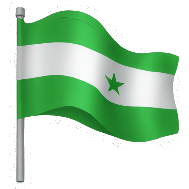 Syria green flag emoji