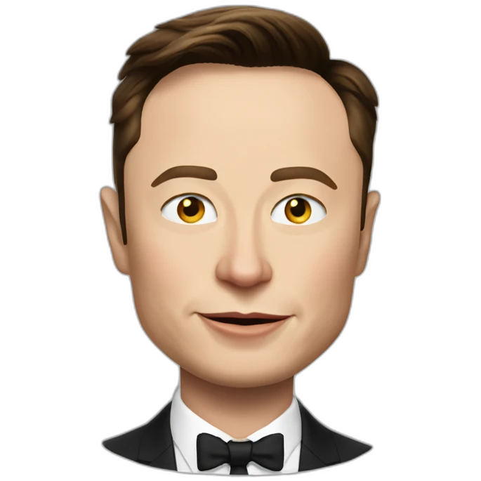 elon musk love putin emoji