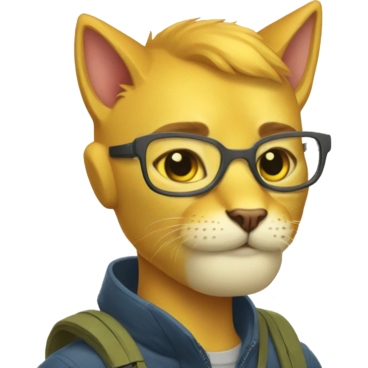a yellow cat on snowden's shoulder emoji
