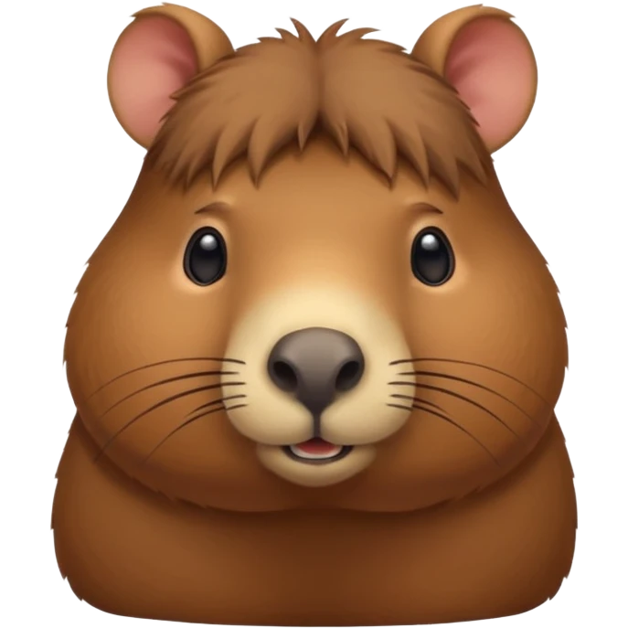Cute capybara  emoji