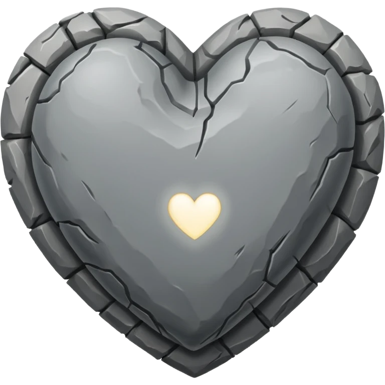 stone heart emoji