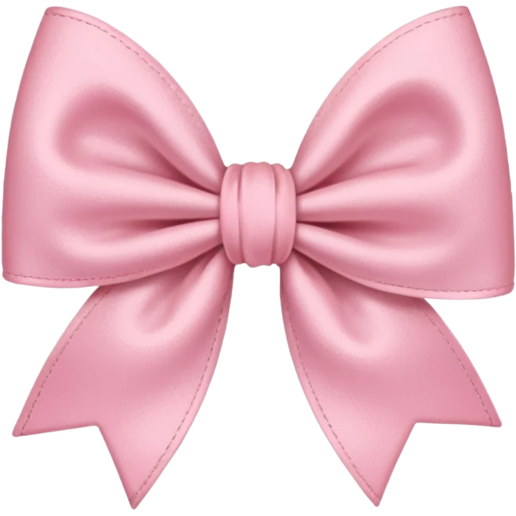 artsy bow delicate pastel pink colour emoji