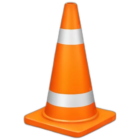 traffic cone emoji
