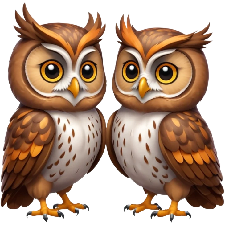 Chat x hiboux  emoji