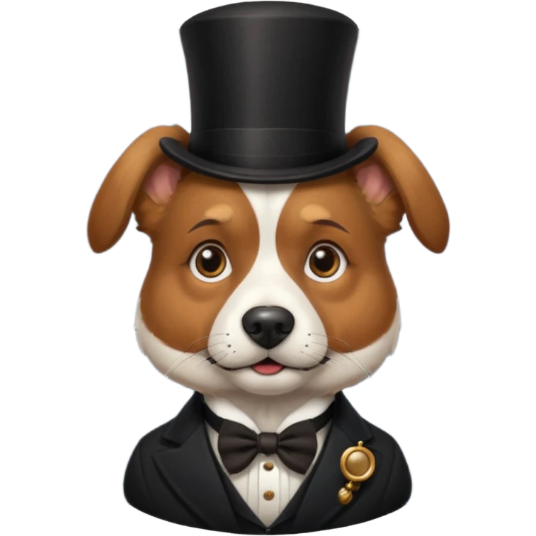 dog gentleman emoji
