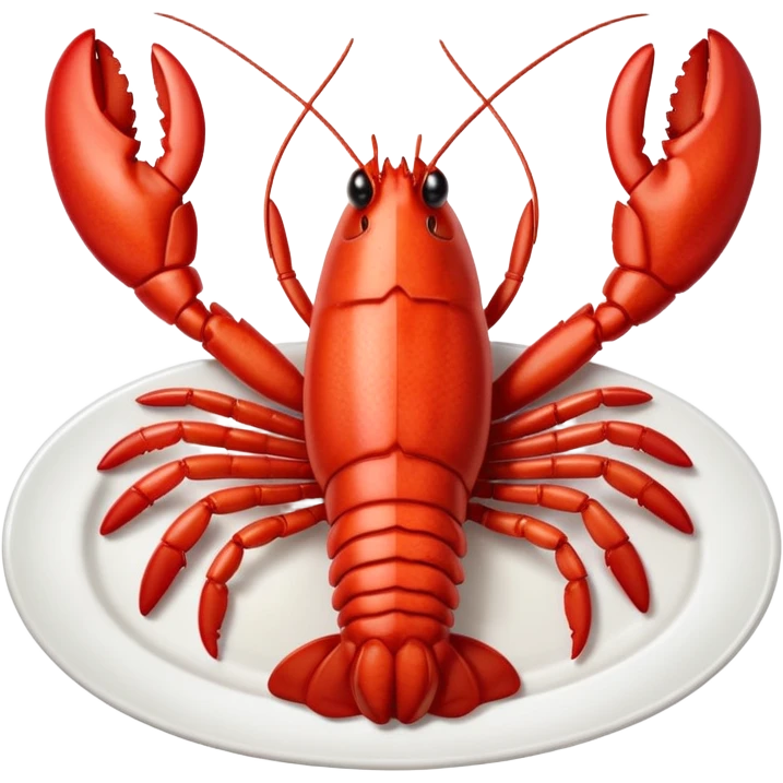 Lobster on period mestration emoji