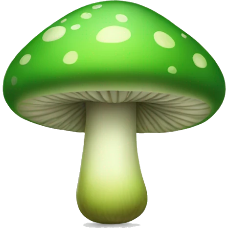 green mushroom emoji
