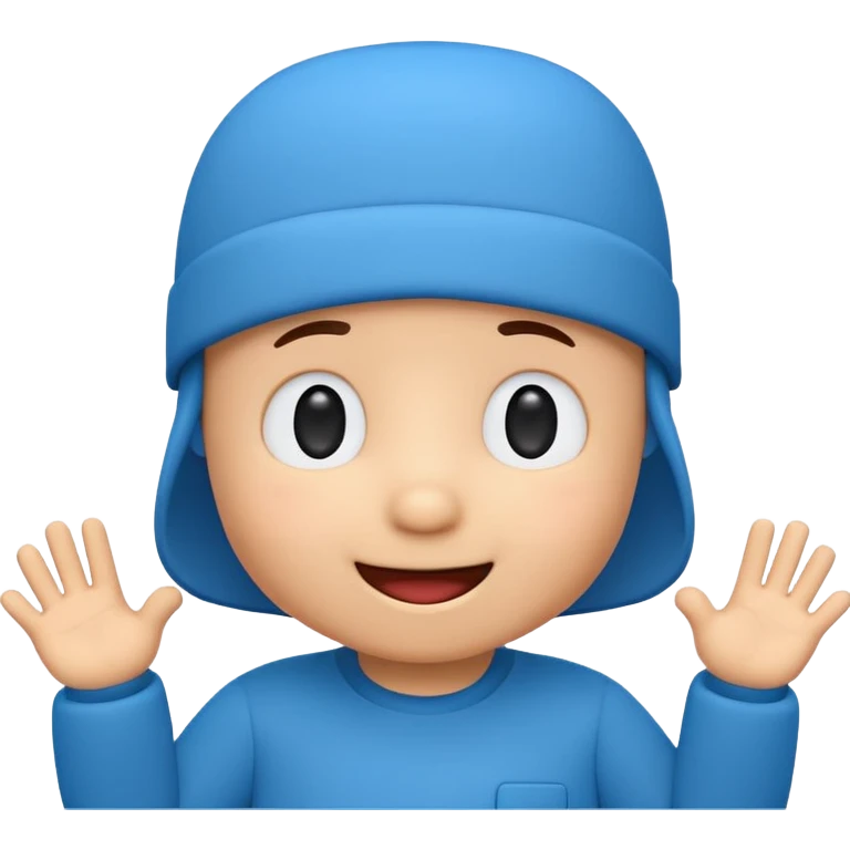 Dessin animé pocoyo emoji
