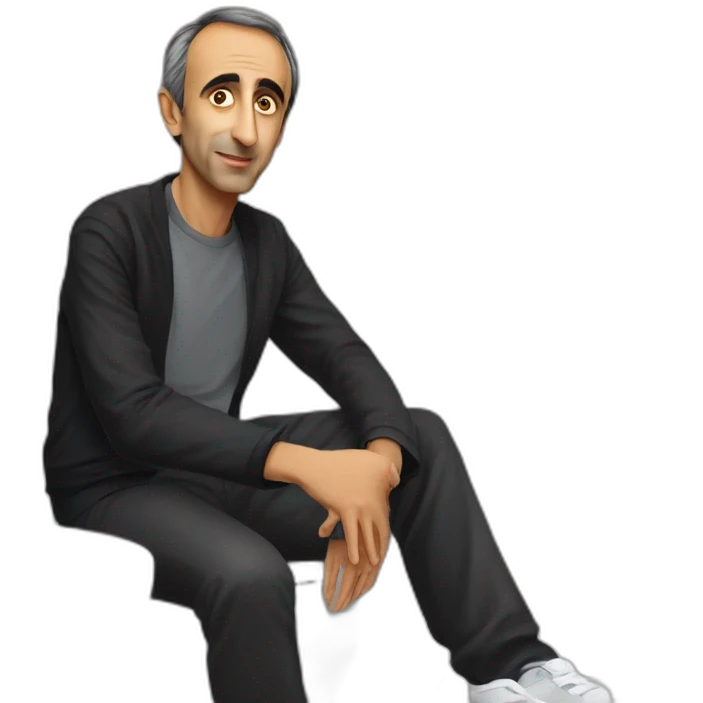 Eric Zemmour au toilette emoji