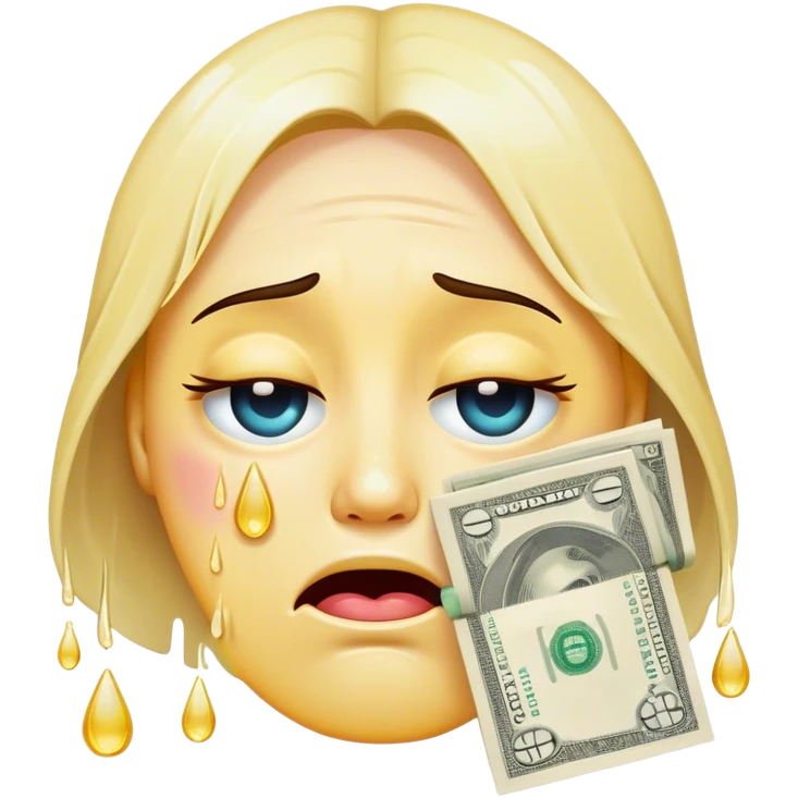 Crying emoji crying money emoji