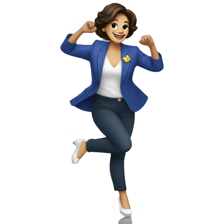 Espinosa Paz bailando emoji