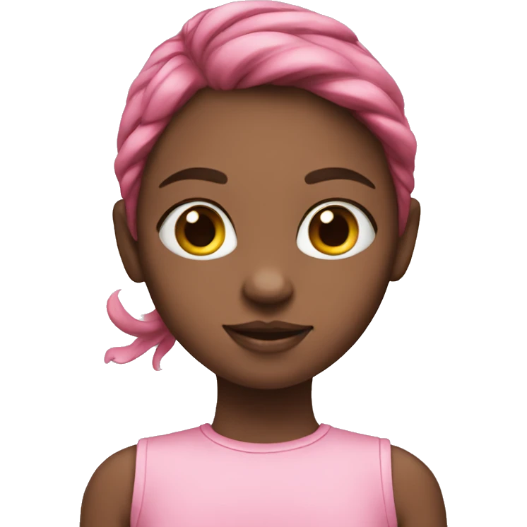 Girl with cat pink  emoji