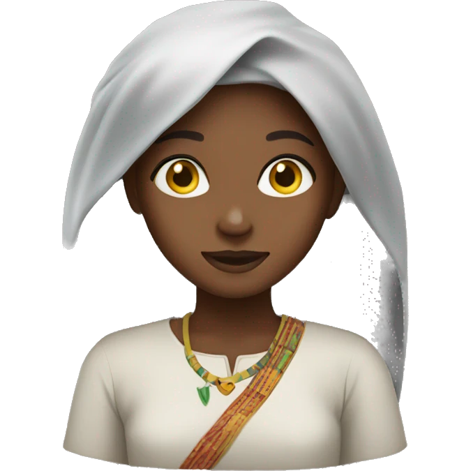 Ethiopian girl emoji