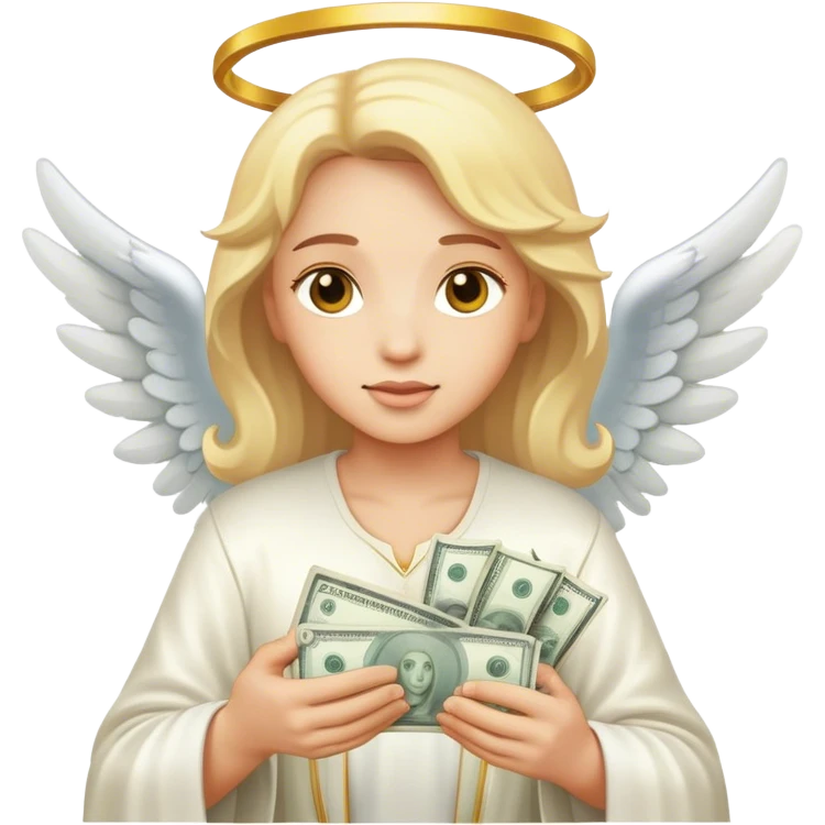 angel with money emoji