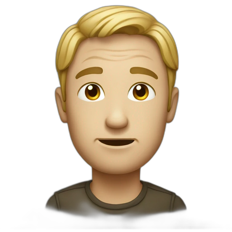 A man with lost of AUD  emoji