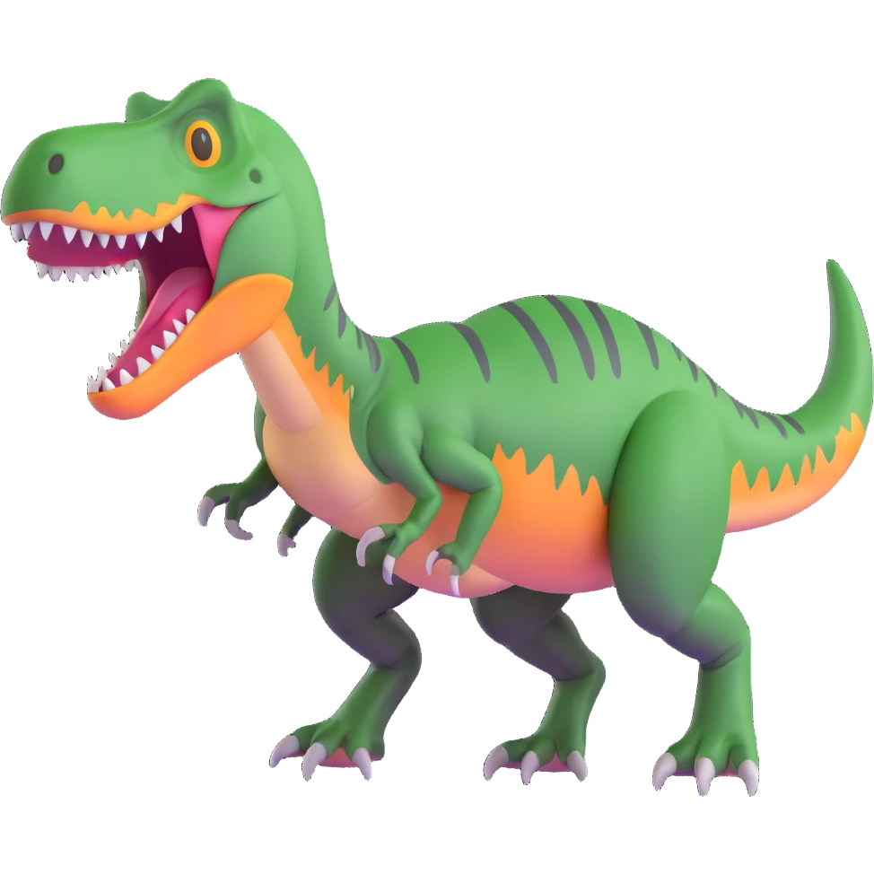 t-rex dinosaur emoji
