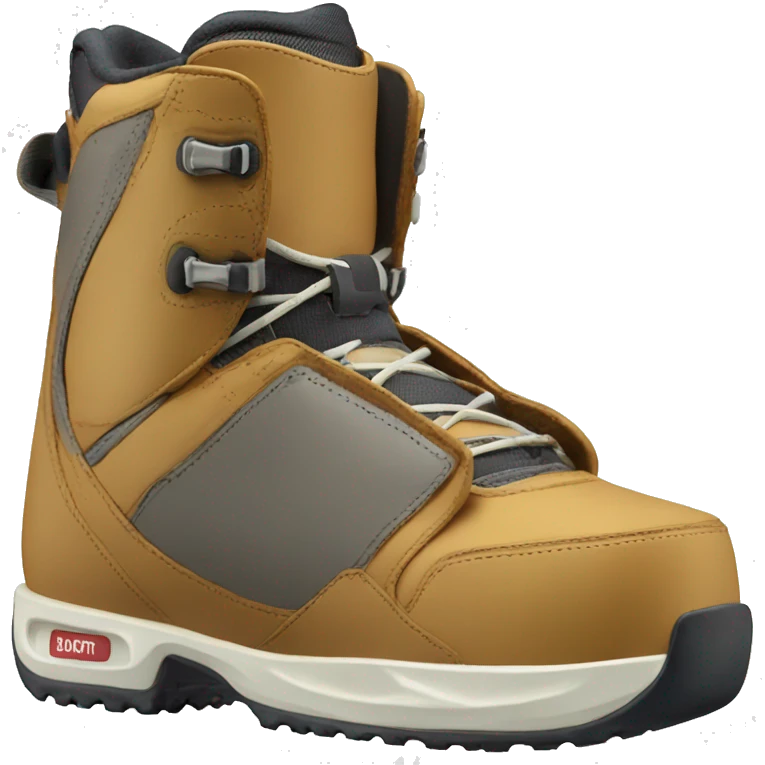 snowboarding boot, burton, boa emoji