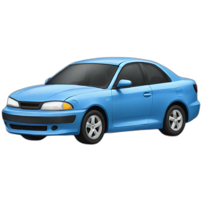 Broken car emoji