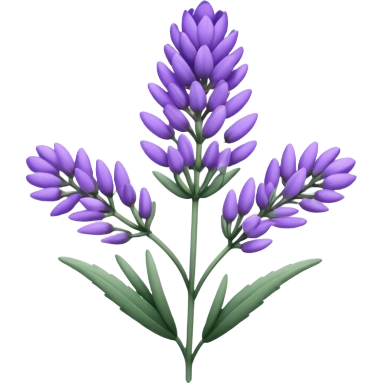 Lavender flower emoji emoji
