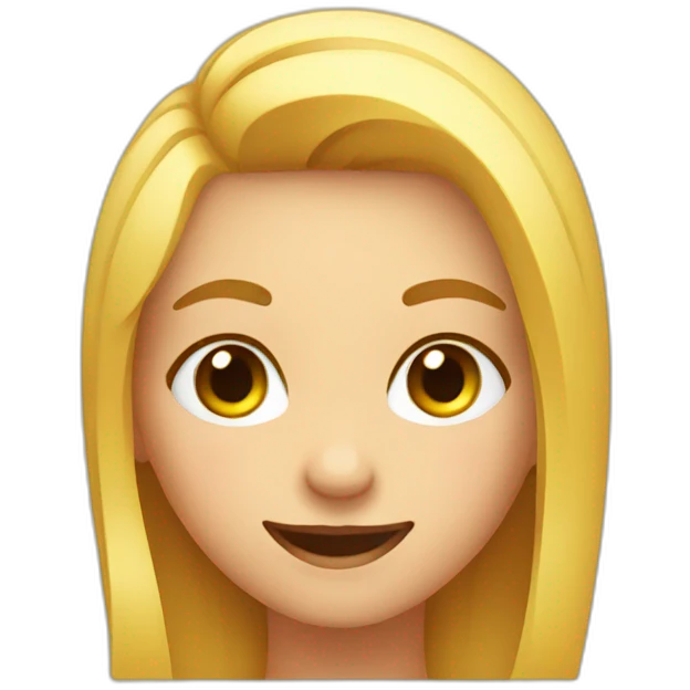 girl winking emoji
