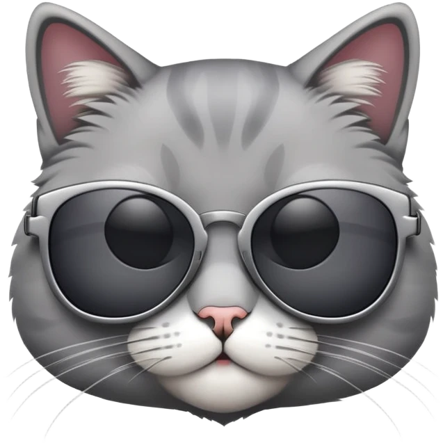 cat wearing sunglasses emoji