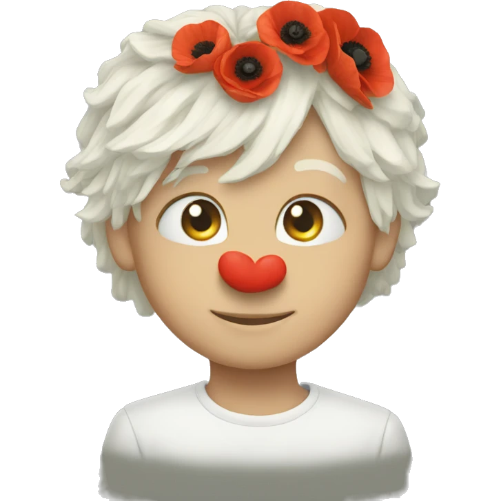 poppy heart emoji