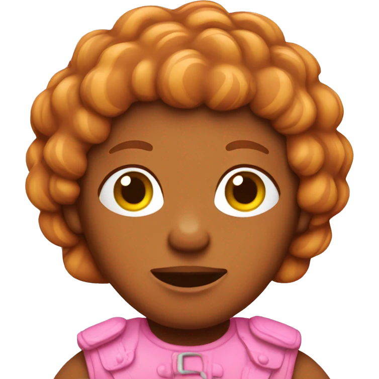 ginger bread pink  emoji