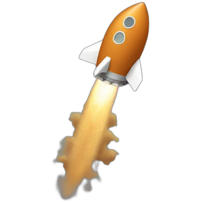 rocket with capybara head emoji