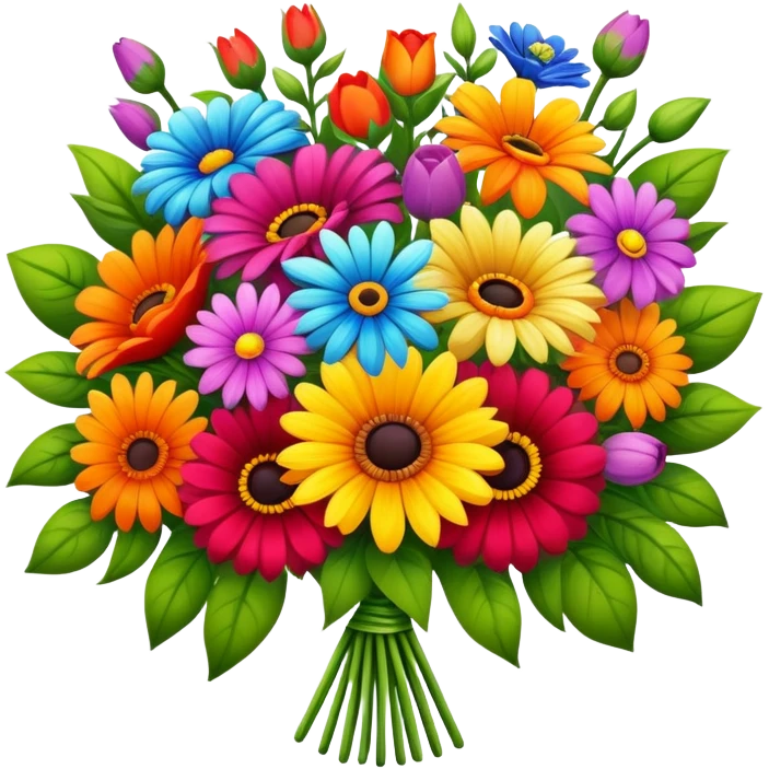 Big beautiful bouquet of flowers  emoji