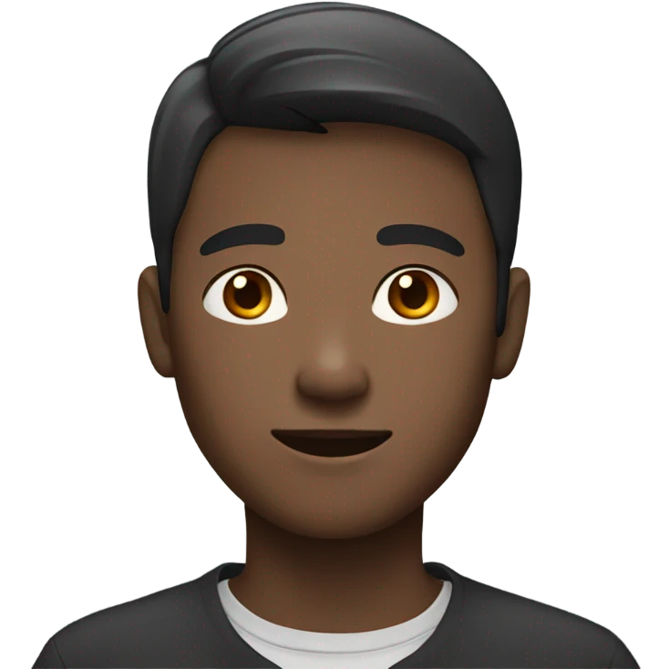 asian black guy emoji