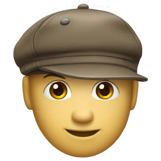 Chat avec casquette emoji