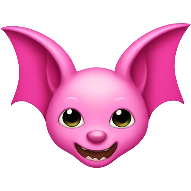 Pink bat  emoji