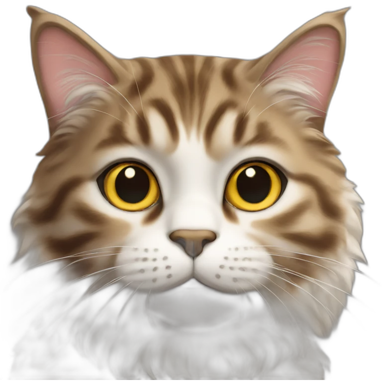 tabby fluffy cat emoji