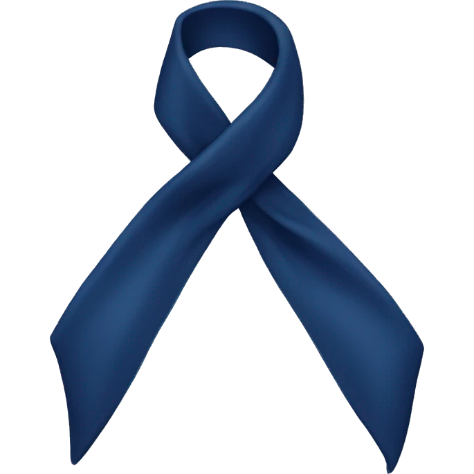 navy blue bow emoji