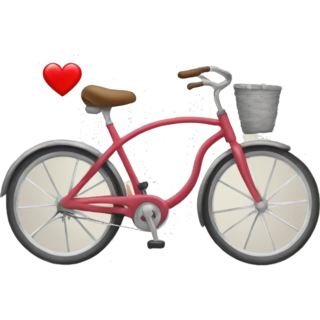 bike with heart emoji