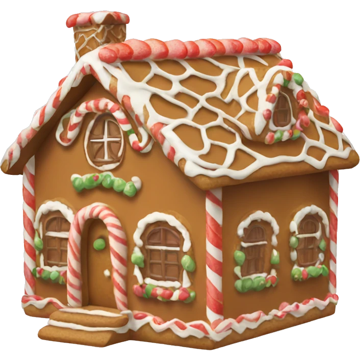 Gingerbread house emoji