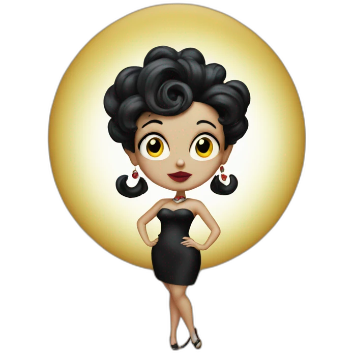 3 eyed betty boop emoji