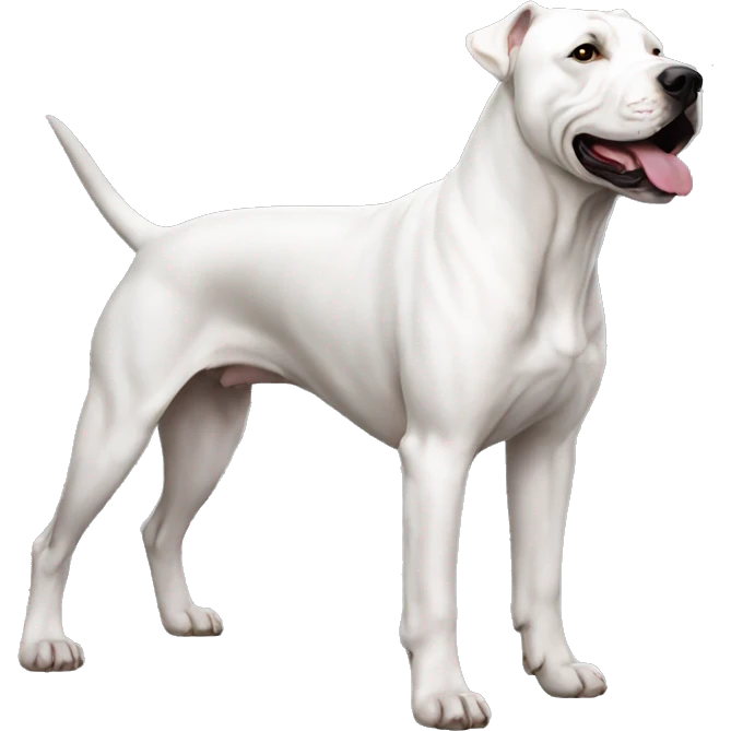 Dogo Argentino Dog Breed Full Body emoji