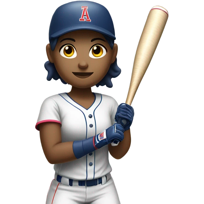 Softball player emoji
