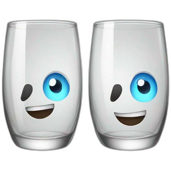 2 glasses cheer emoji