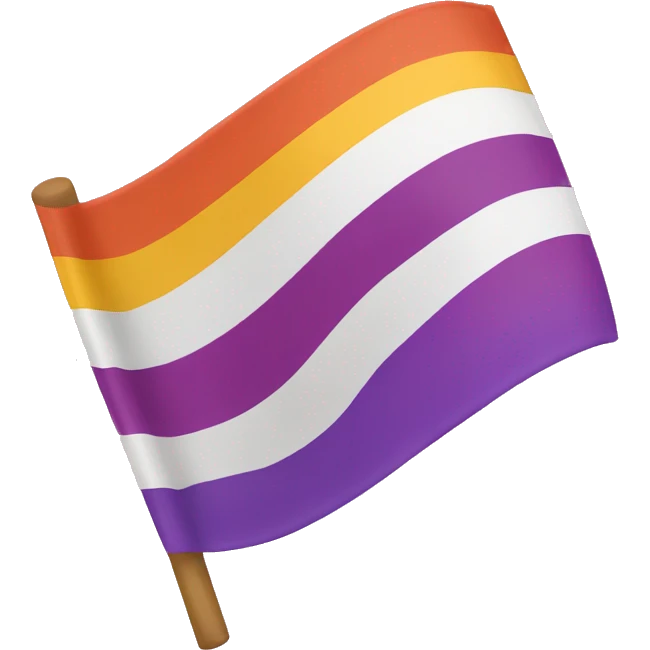 lesbian pride flag emoji