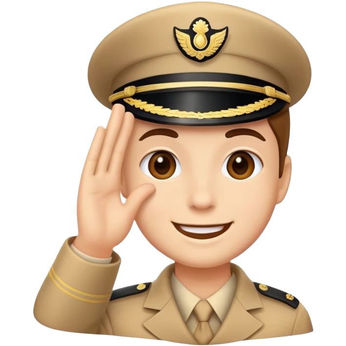 face saluting emoji