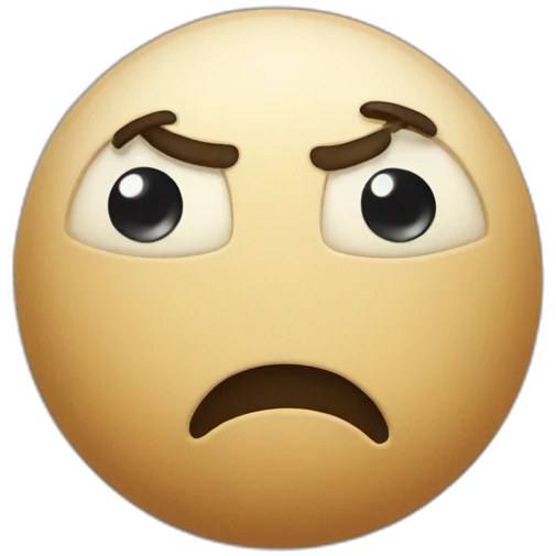 Ball sad emoji