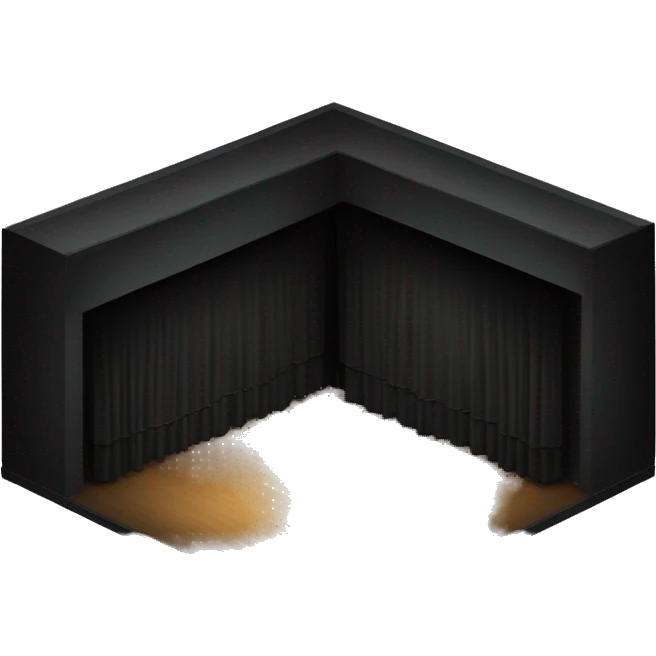 black box theatre stage emoji