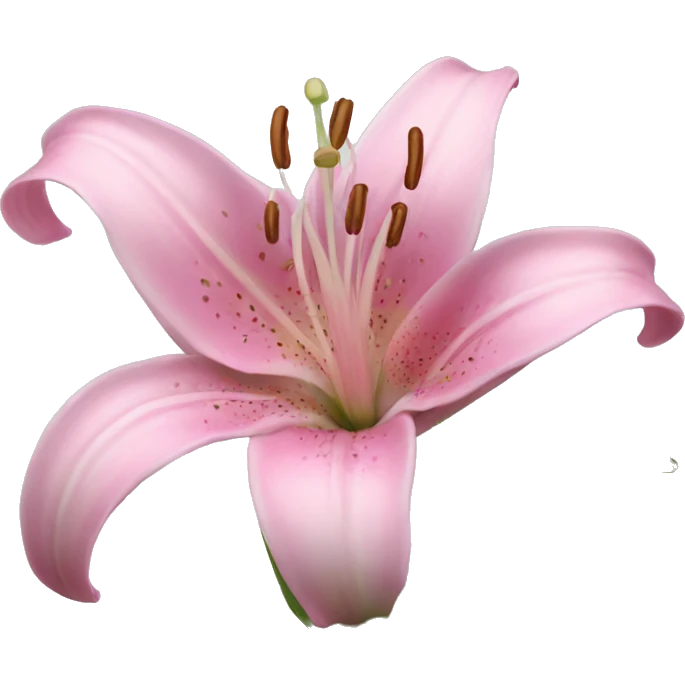 lily flower pink emoji